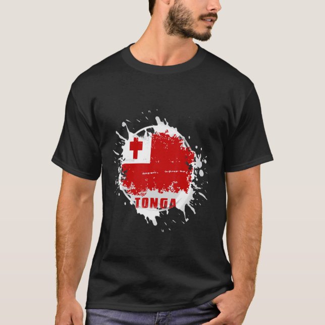 Tonga Stänk T Shirt (Framsida)