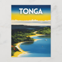 Tonga Travel Art Poster