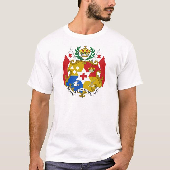 Tonga vapensköld tee shirt (Framsida)