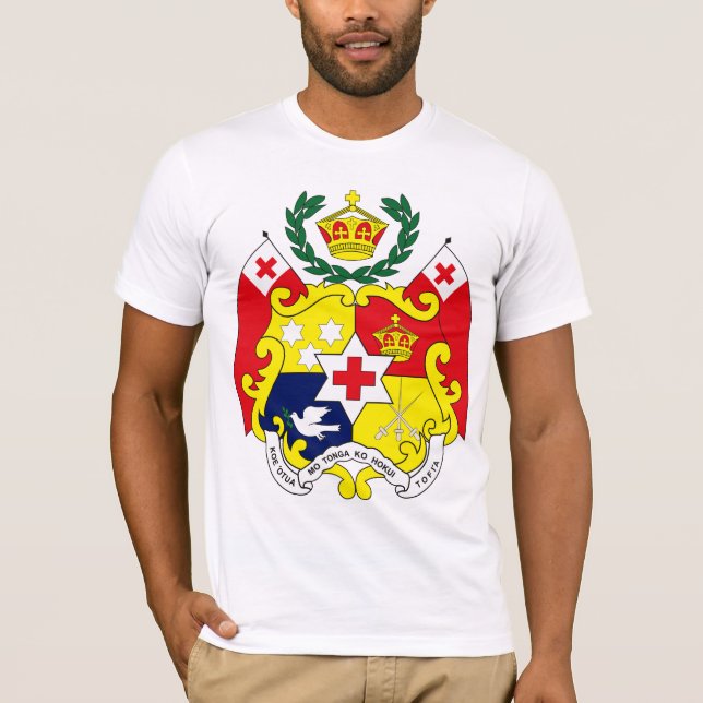 Tonga vapensköldT-tröja Tröja (Framsida)
