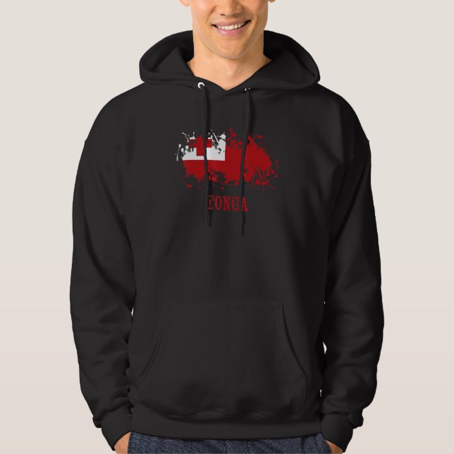 Tongan enthusiasts for Tonga and Tonga Hoodie (Framsida)