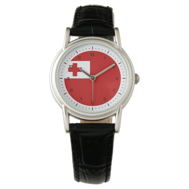 Tongan flagga Watch Armbandsur (Framsida)