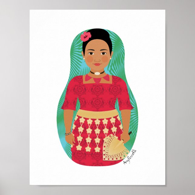 Tongan Matryoshka Poster (Framsidan)