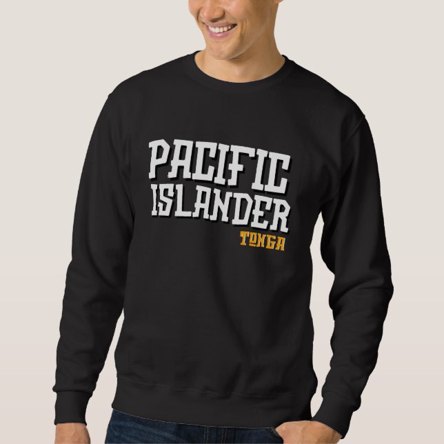 Tongan Pacific Islander Sweatshirt (Framsida)