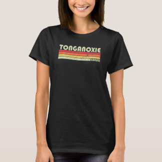 Tonganoxie Ks Kansas Funny City Home Root Retro 7 T Shirt