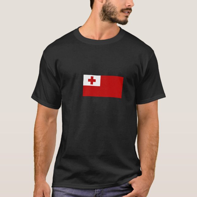 Tongansk Rugby Tee Shirt (Framsida)