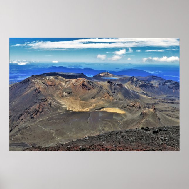Tongariro Alpine Crossing Poster (Framsidan)