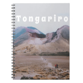 Tongariro nationalpark, Nya Zeeland Souvenir Anteckningsbok