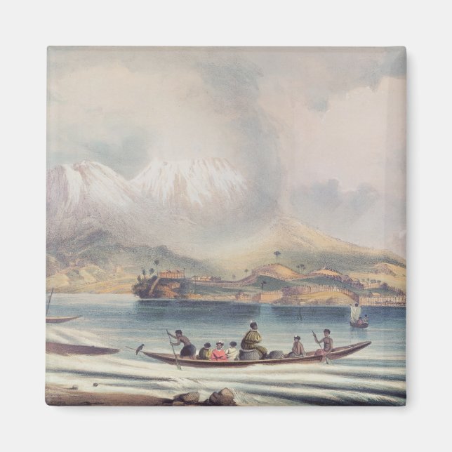 Tongariro Volcano, Nya Zeeland Magnet (Framsidan)