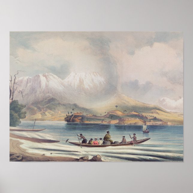 Tongariro Volcano, Nya Zeeland Poster (Framsidan)