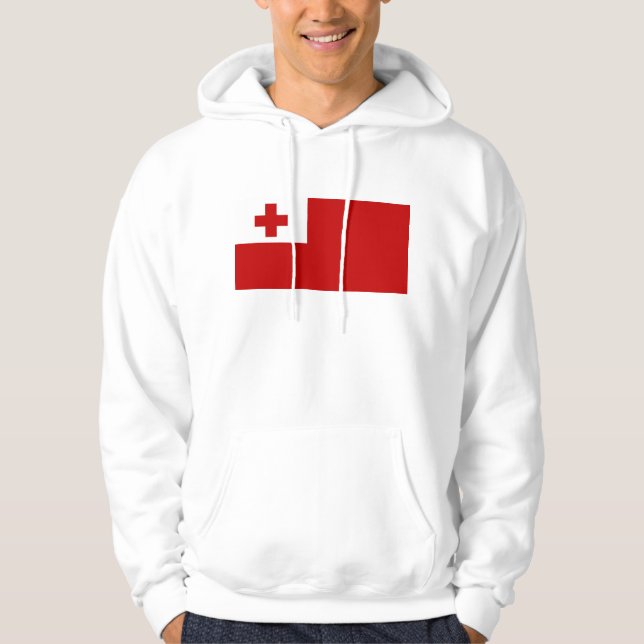 Tongas flagga hoodie (Framsida)