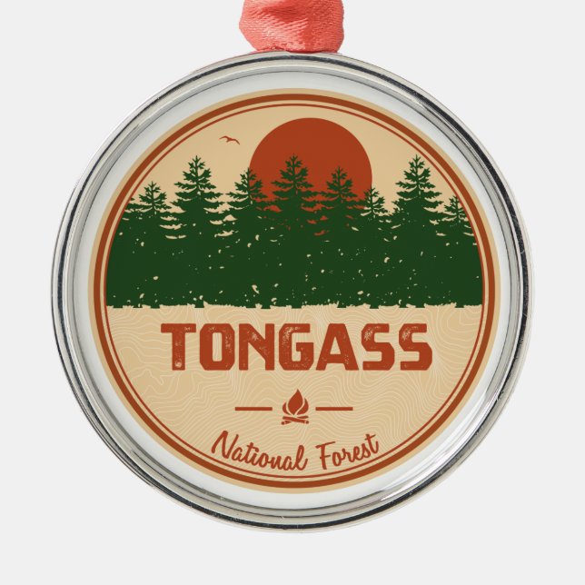 Tongass National Forest Julgransprydnad Metall (Framsidan)
