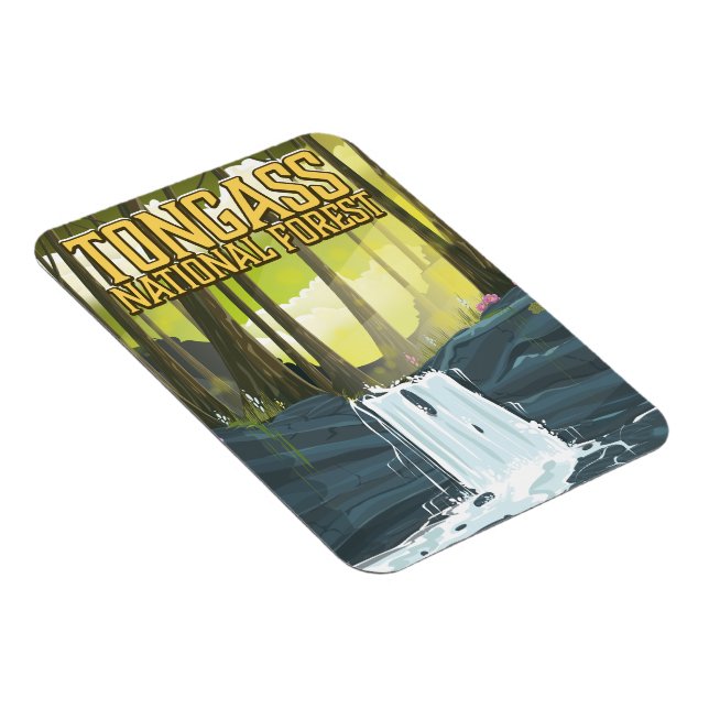 Tongass National Forest-reseaffär Magnet (Högersidan)