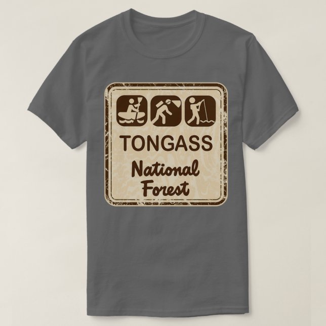 Tongass National Forest T Shirt (Design framsida)