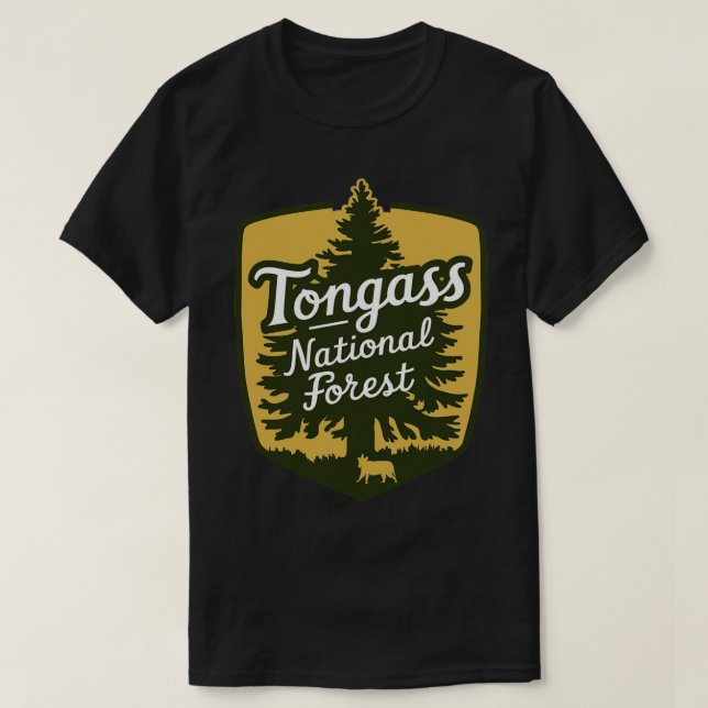 Tongass National Forest TShirt T Shirt (Design framsida)