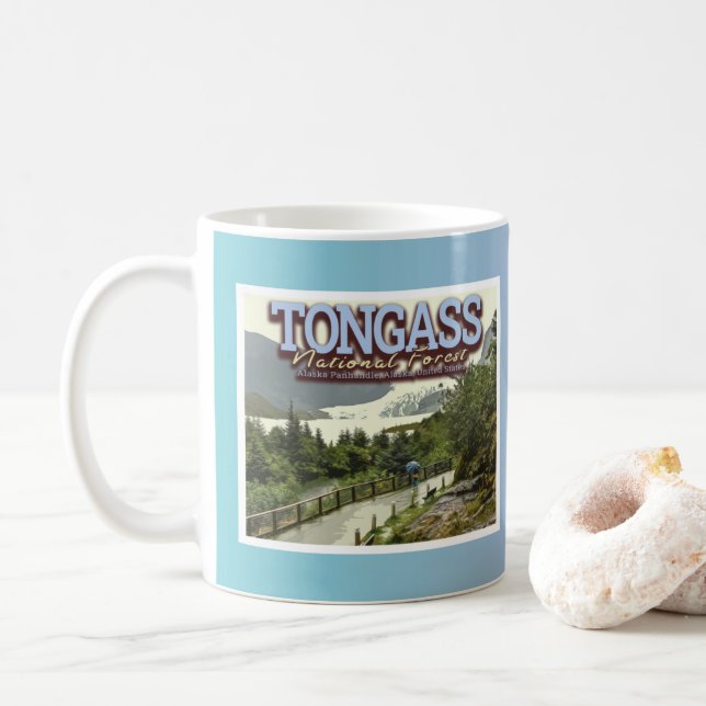 TONGASS NATIONAL SKOEST - MENDENHALL GLACIER KAFFEMUGG (Med munk)