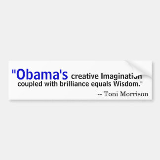 Toni Morrison på Obama Bildekal
