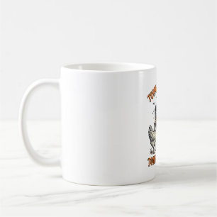 Tonight Vi Flyger Rolig Halloween Kyckling Tröja D Kaffemugg
