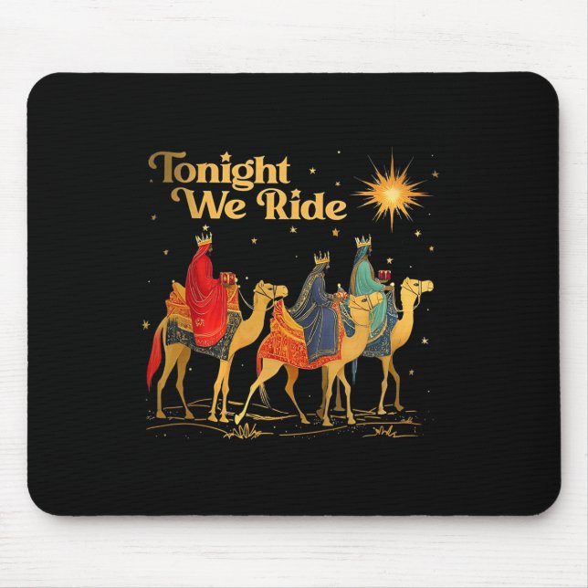 Tonight We Christmas Ride Män Med Kamel Ride Chri Musmatta (Framsidan)