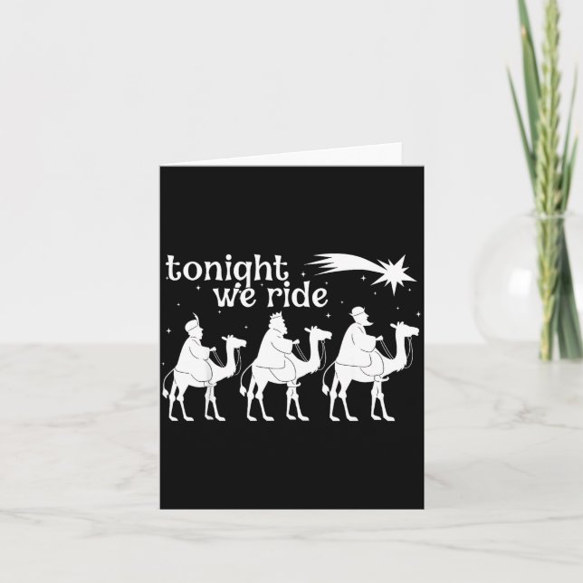 Tonight We Ride Christmas, 3 Wise Men, Christian C Kort (Framsida)