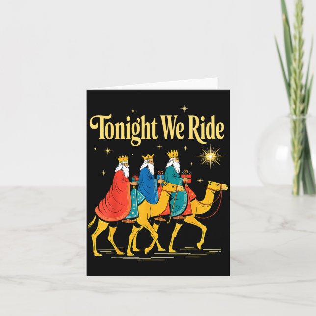 Tonight We Ride Christmas, 3 Wise Men, Christian C Kort (Framsida)
