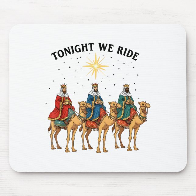 Tonight We Ride Christmas, 3 Wise Men Funny Christ Musmatta (Framsidan)