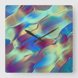 Toning av färgad, klibbig nyans med mjuk ljus inte fyrkantig klocka