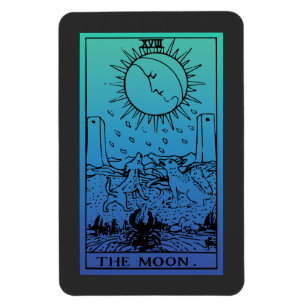 Toningsenheten för Måne-Tarot Card Magnet