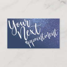 Toningstypografi för chic Navy Blue Glitter