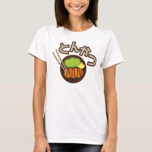 Tonkatsu (Japansk) Grafiktsköld T-shirt