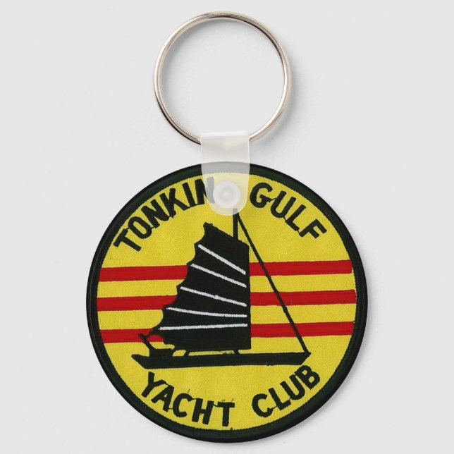 Tonkin Bukt Yacht Klubb Keychain Nyckelring (Framsida)