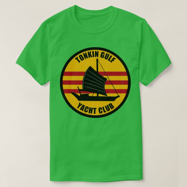 Tonkin Bukt Yacht Klubb  T Shirt (Design framsida)
