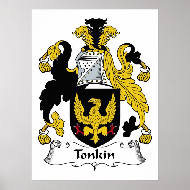 Tonkin Family Crest Poster (Framsidan)