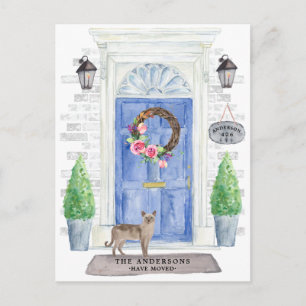 Tonkinese Cat Flytta Announement Postcard Vykort