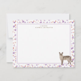 Tonkinese Cat Personlig Stationery Anteckningskort