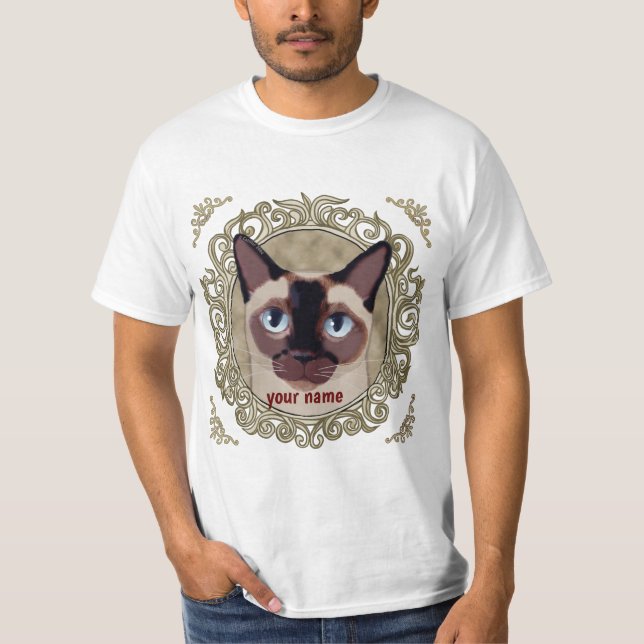 Tonkinese Katt T-Shirt (Framsida)