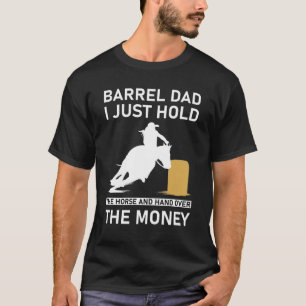 Tonneau Pappa jag håller bara hästen och handen  T Shirt