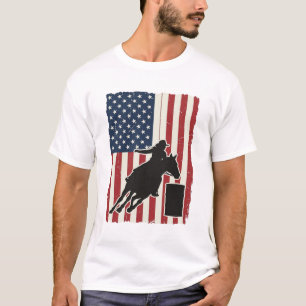 Tonnebank American Flag Vintage Vector Design_ T Shirt