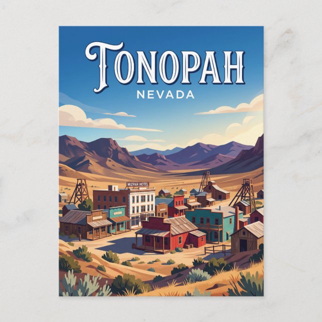 Tonopah, Nevada Vykort (Framsida)