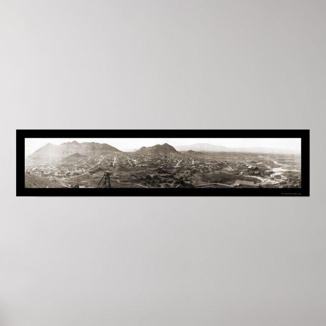 Tonopah NV Panoramic Photo 1909 Poster (Framsidan)