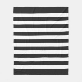 Tonpastell & Mjukt Vita Linjer Mönster Fleecefilt