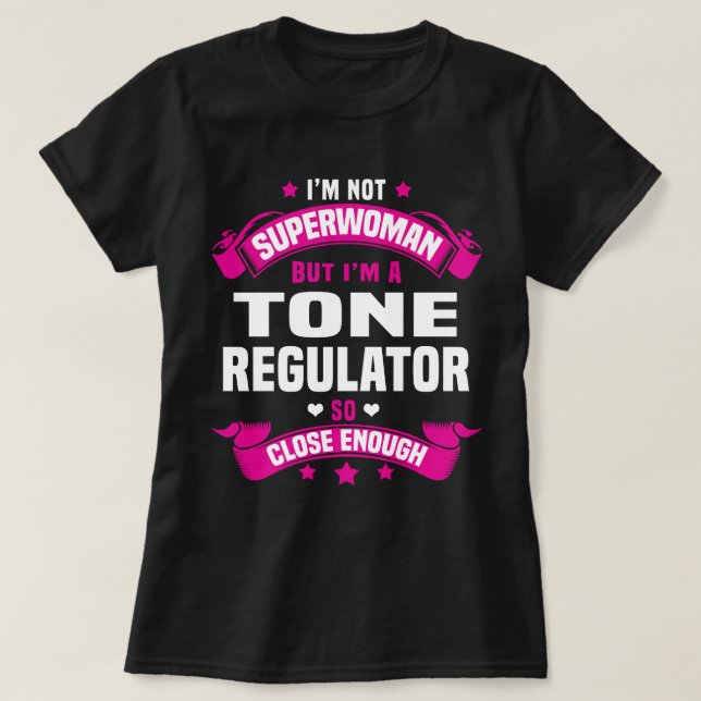 Tonregulator T Shirt (Design framsida)