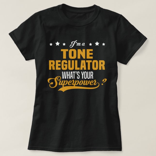 Tonregulator T Shirt (Design framsida)