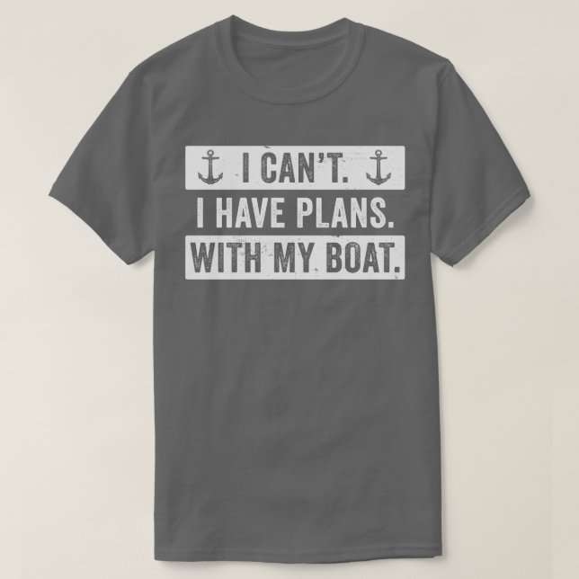 Tönsam Manar-båtplan med min båtkapacitet T Shirt (Design framsida)