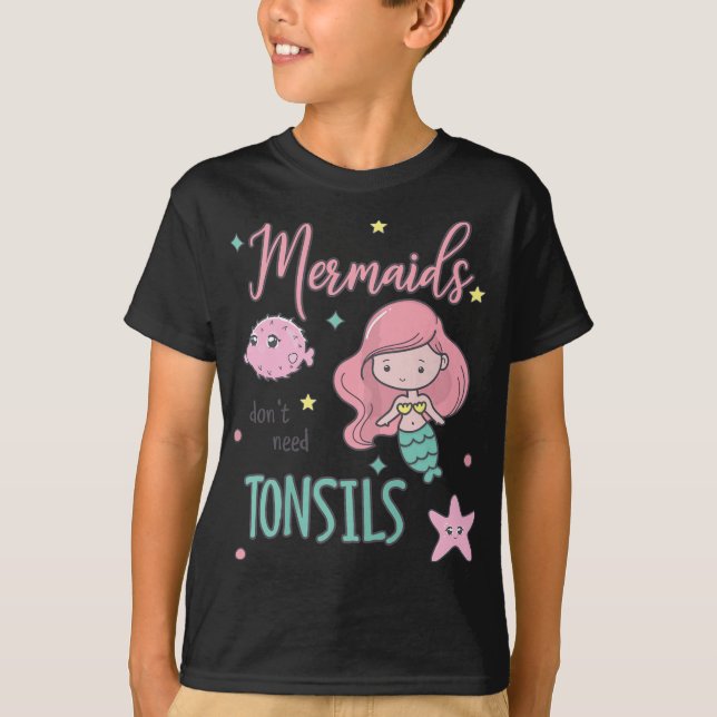 Tonsil Surgery kommer snart för flickor T Shirt (Framsida)