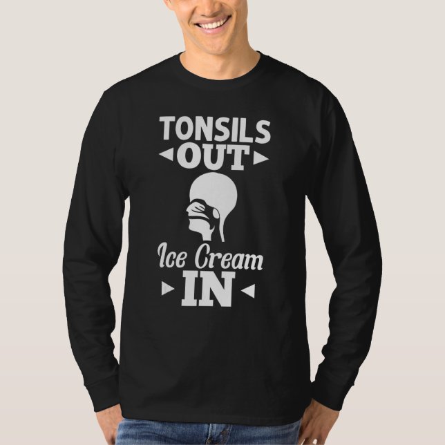 Tonsillectomy Tonsil Removal Recovery Surgery Get  T Shirt (Framsida)