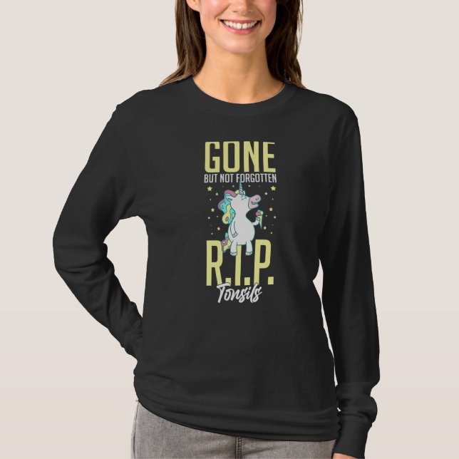 Tonsillectomy Tonsil Removal Recovery Surgery Get  T Shirt (Framsida)