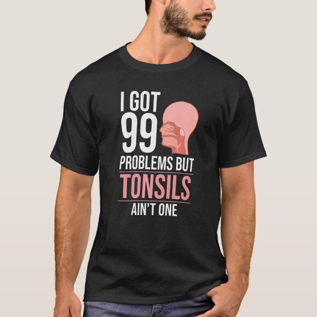 Tonsillectomy Tonsil Removal Recovery Surgery Get  T Shirt (Framsida)