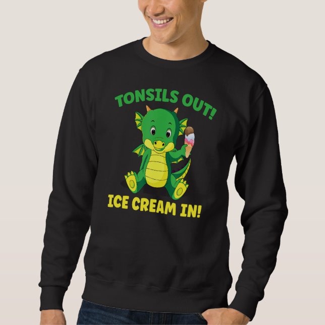 Tonsillektomi kirurgi Tonsils ut isgram in di di d Lång Ärmad Tröja (Framsida)