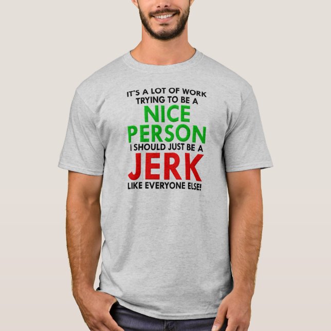 Tönt som alla andra Rolig T-shirt (Framsida)